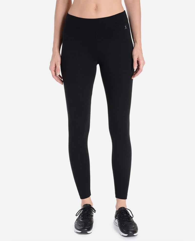 Danskin Women's Essentials Ankle Legging, Black, L - Image 2