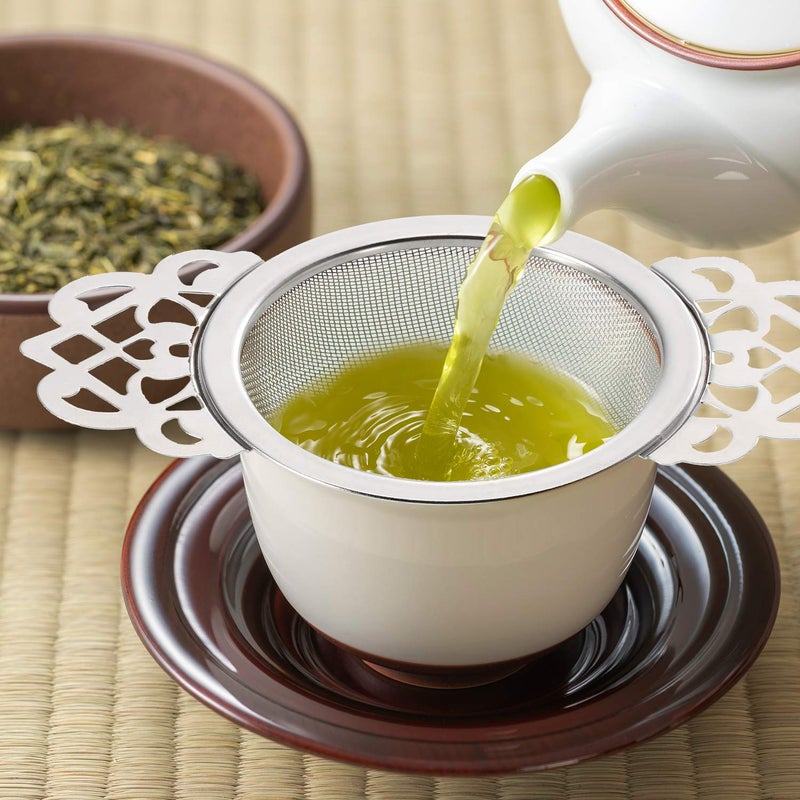 Hotop 4 Pieces Empress Tea Strainers with Drip Bowls, Mesh Tea Infuser Stainless Steel Loose Leaf Residue Filter with Handles for Better Residue Experience, Silver - Image 5