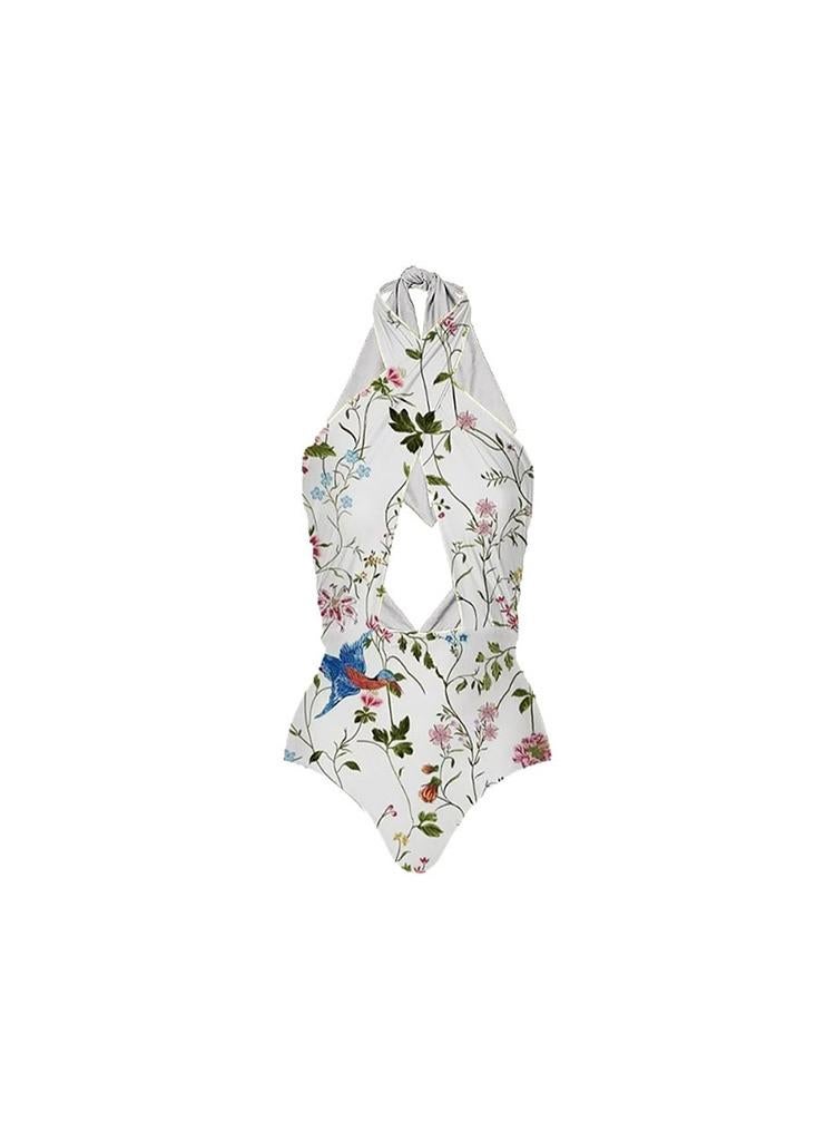 2-Piece Women Swimsuit with Skirt Holiday Beach Dress Female Retro Swimwear Vintage Surf Wear Summer - Image 3