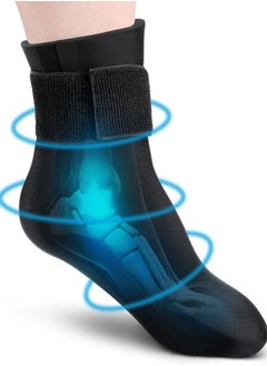 FLOWING Single Pack Cold Therapy Sock Foot Ice Pack Nerve Sock for Foot Pain Relief Cooling Sock for Unisex Ice Sock for Plantar Fasciitis Arthritis Foot Care  - Image 1