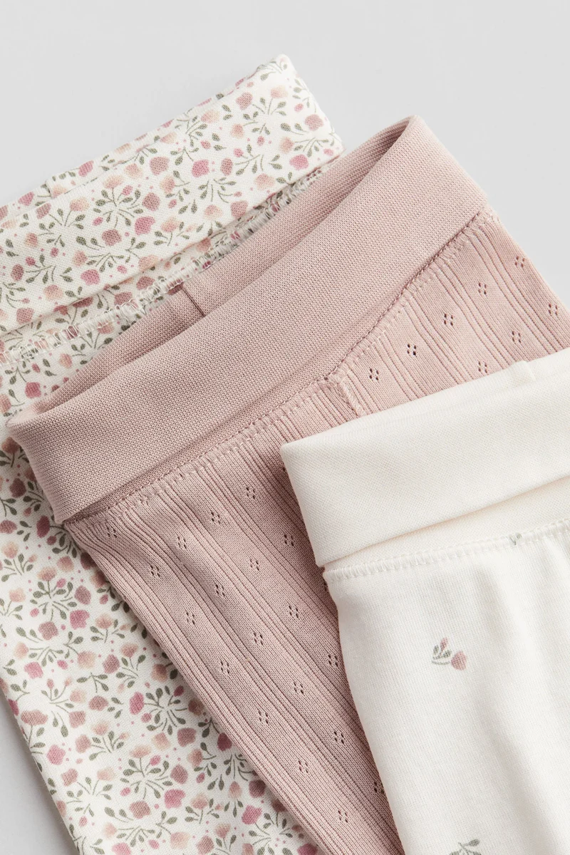 اتش اند ام لغينغز قطني - عبوة من 3 قطع