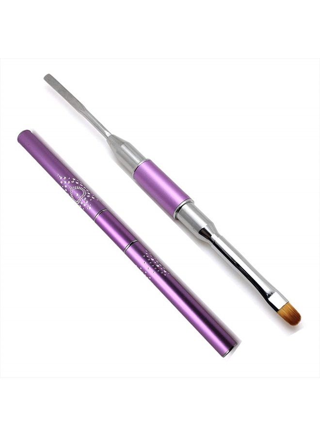 Liffly أداة فرشاة بولي جل وفرشاة مختارة لبولي جل UV (أرجواني) - Image 1