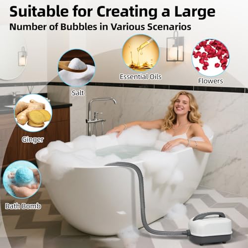 Topfurn Spa Bubble Bath Mat with Remote,6-Speed Adjustable Bubbles & Non-Slip Suction Cups,Full Body Waterproof Bubble Mat for Bathtub to Relieve Muscle Fatigue, Stress & Improve Circulation - Image 5