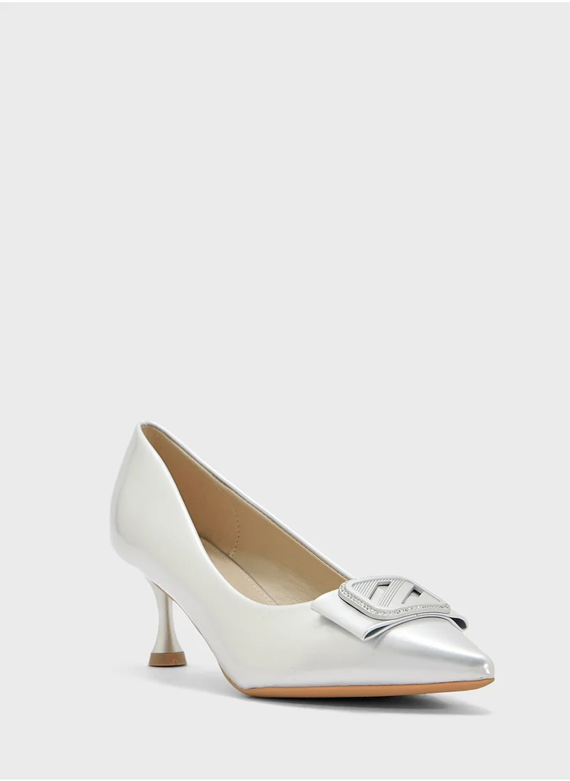 إس دي. فيلانو Mid Heeled Pointed Pump