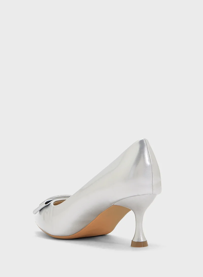 SD.Felano Mid Heeled Pointed Pump