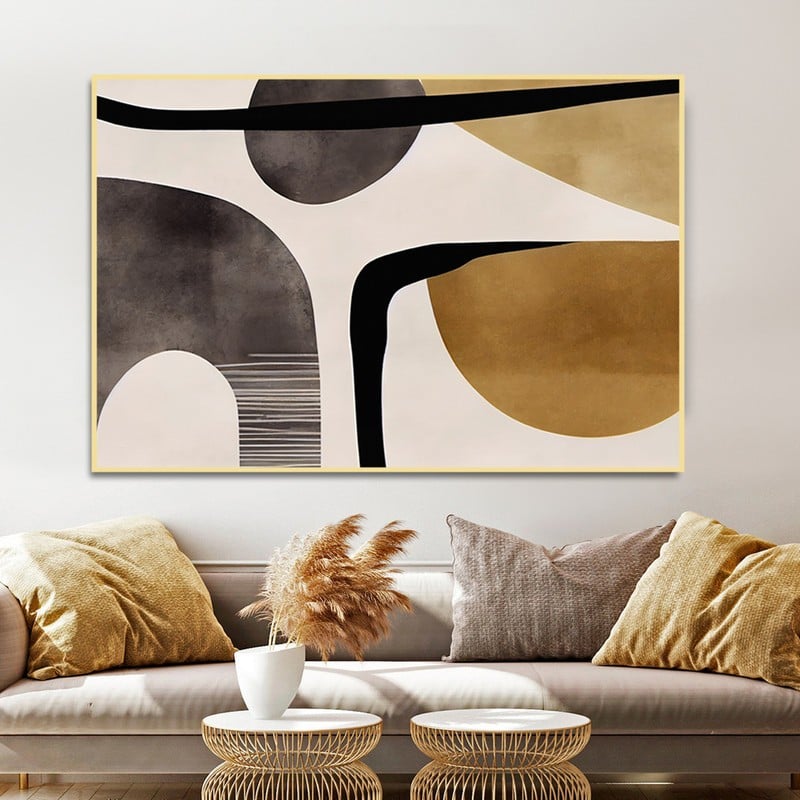 Marktna One piece of a Bohemian art canvas print with a hollow frame, measuring (60×40). - Image 2