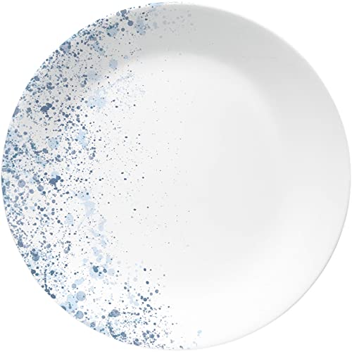 Corelle Vitrelle 18-Piece Service for 6 Dinnerware Set Triple Layer Glass and Chip Resistant, Lightweight Round Plates and Bowls Set, Indigo Speckle - Image 4