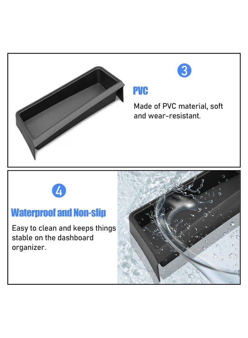 SOLARAE Compatible Center Console Organizer for BMW 3 Series G20 (2023-2024) & 4 Series G22 (2024) - 12.3" Touch Screen Dash Tray Dashboard Organizer. - Image 5