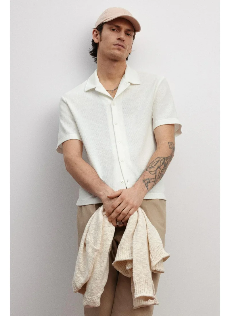 اتش اند ام Regular Fit Short-sleeved jersey shirt