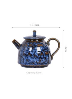Anna 300ml Large Capacity Handcrafted RAK Ceramic Teapot with Reactive Glaze for Coffee and Tea  - Image 3