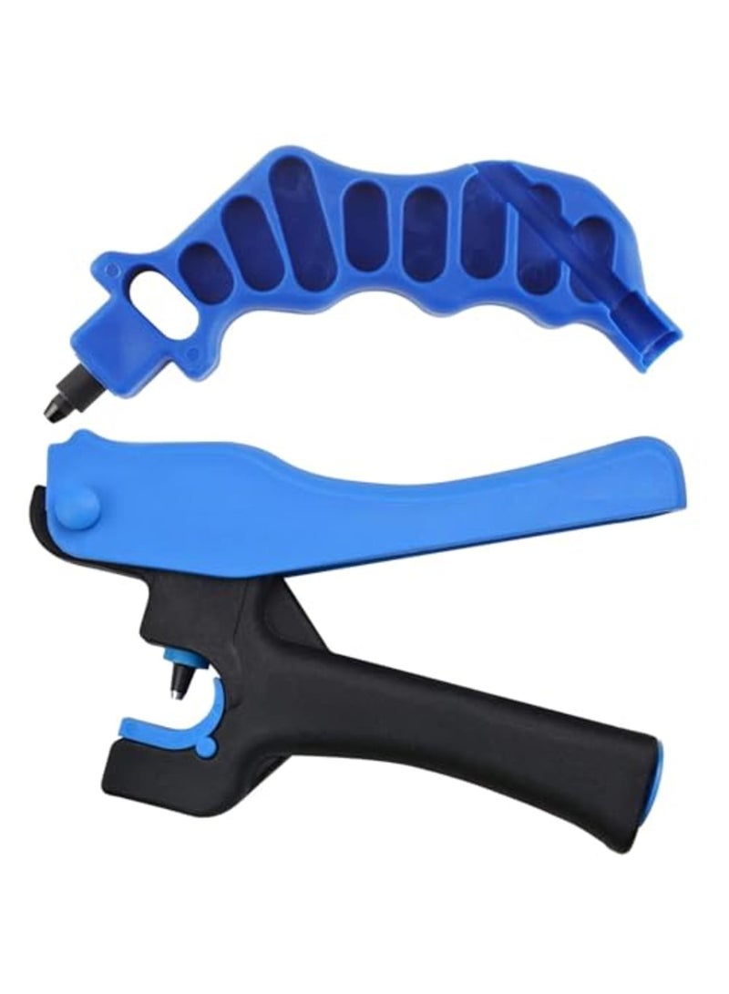 Barakah أداة ثقب أنابيب الري بالتنقيط - مثقاب دقيق لأنابيب التنقيط لتركيب موصل 1/4" - مثالي للحدائق، والعشب، وأنظمة الري الاحترافية (أزرق) - Image 1