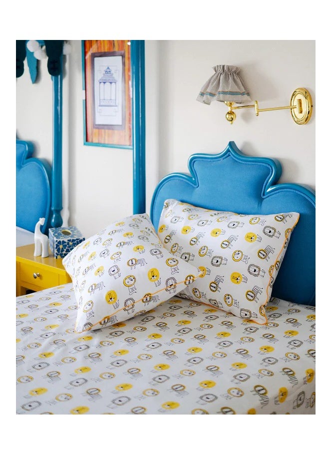 More cottons  ملاية اطفال مع 2 كيس مخدة (120x200)  - Image 3