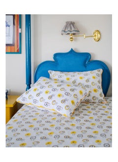 More cottons Jungle Kids BedSheet With 2 Pillow Cases(120x200cm)  - Image 1