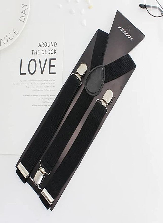 CLOTHERA Suspender and Bow Tie Set for Kids 5 to 15yrs (Black) - Image 2