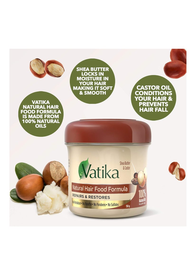 Vatika Hair Food, Shea Butter & Castor, 150 Gm - Image 4