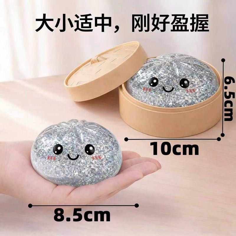 Squishy Steamed Bun Toy Stress Relief Slow Rising - Image 4