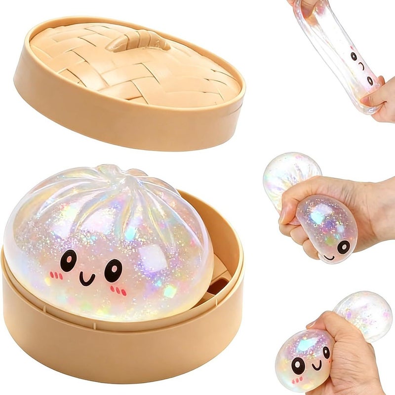Squishy Steamed Bun Toy Stress Relief Slow Rising - Image 5