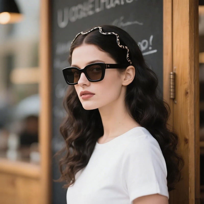 HYFEEL Wavy Headband for Women, Non Slip Fashion Plastic Zigzag Glasses Hairband with Teeth, French Style Thin Headbands Hair Accessory -Tortoiseshell - Image 2