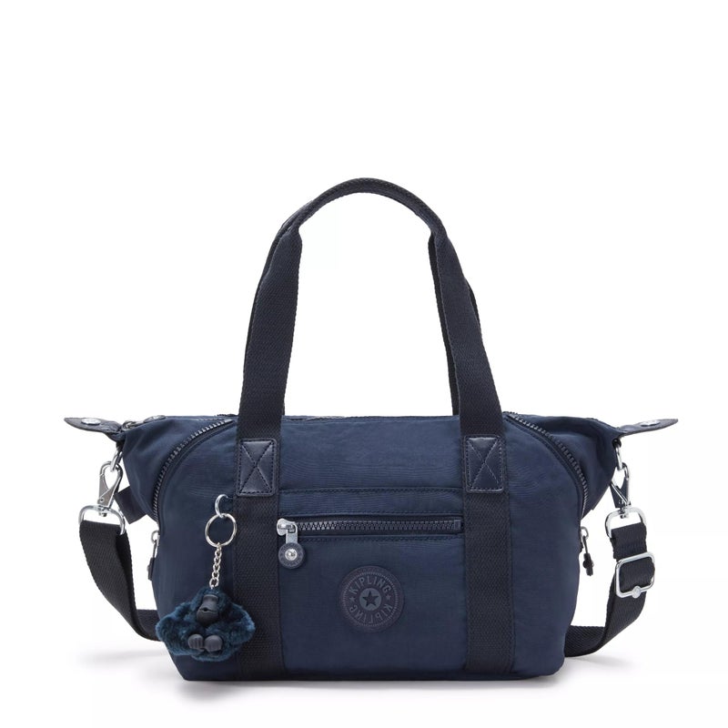 KIPLING KIPLING Kipling Womens Art Mini Tote Bag, Lightweight Small Weekender, Nylon Travel Handbag Crossbody Bag, Blue Bleu 2, Medium US - Image 1