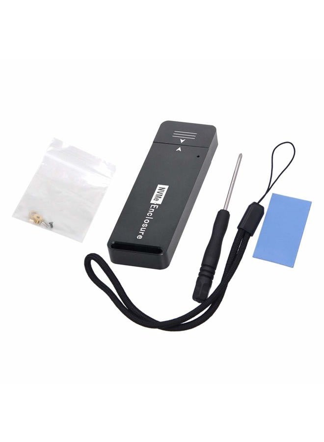 Xiwai USB 3.1 Gen2 10Gbps to NVME PCI-E M-Key Solid State Drive External Enclosure 2230/2242mm - Image 4
