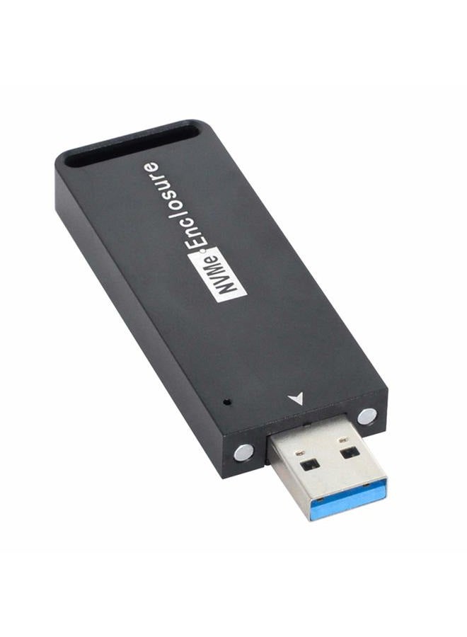 Xiwai USB 3.1 Gen2 10Gbps to NVME PCI-E M-Key Solid State Drive External Enclosure 2230/2242mm - Image 1