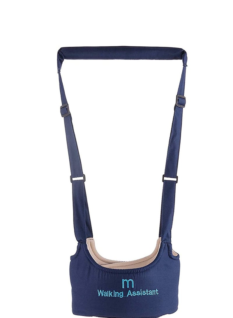 SYOSI Baby Walker Toddler Walking Harness, Adjustable Baby Walking Wings Learn to Walk Assistant Baby Walker Protective Belt, Safe Standing Walk Tool-Help Baby Keep Balance Walk(Navy Blue)  - Image 1