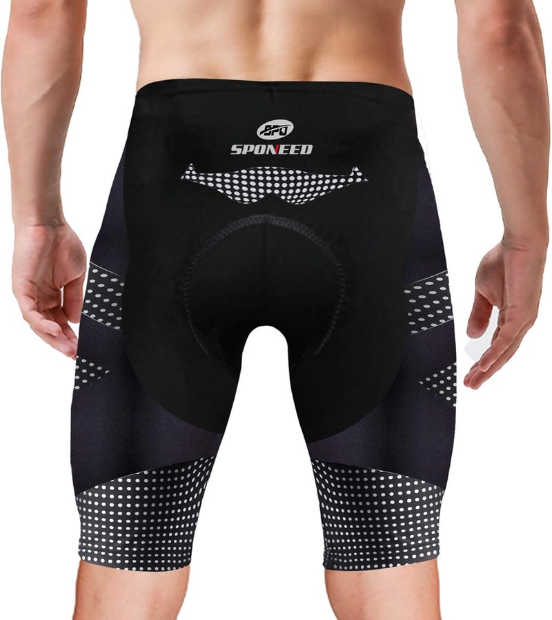 sponeed Men's Cycling Padded Shorts Men Bike Short Pants Cycle Spandex Tights Biking Wear - Image 3
