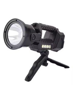 Rhyhorn Rhyhorn Rechargeable Spotlight6 Light Modes Foldable Tripod Led Spot Lights Handheld Large Flashlight Super Bright Outdoor Spotlights Searchlight with Cob Light IPX5 Waterproof RY7  - Image 1