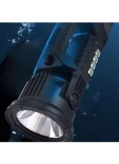 Rhyhorn Rhyhorn Rechargeable Spotlight6 Light Modes Foldable Tripod Led Spot Lights Handheld Large Flashlight Super Bright Outdoor Spotlights Searchlight with Cob Light IPX5 Waterproof RY7  - Image 2