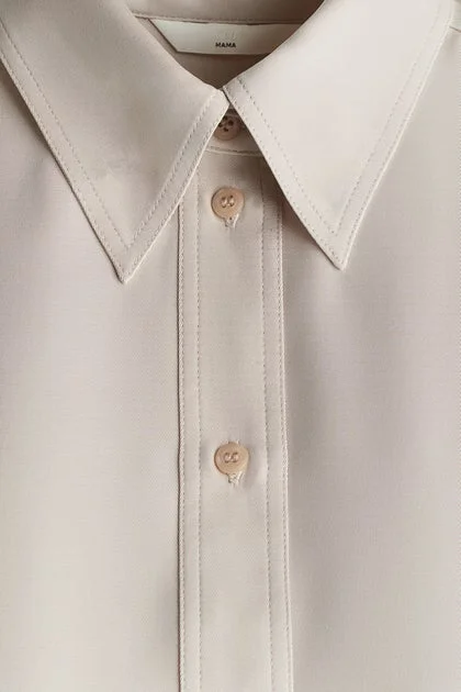 H&M MAMA Before &amp; After Tie-belt shirt