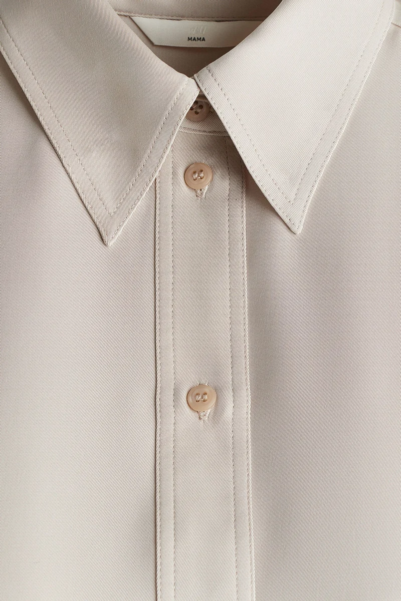 اتش اند ام MAMA Before &amp; After Tie-belt shirt