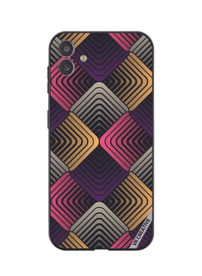 VR CREATIVE Protective Case Cover For Samsung Galaxy M13 5G Abstract 2 Design Multicolour - Image 1