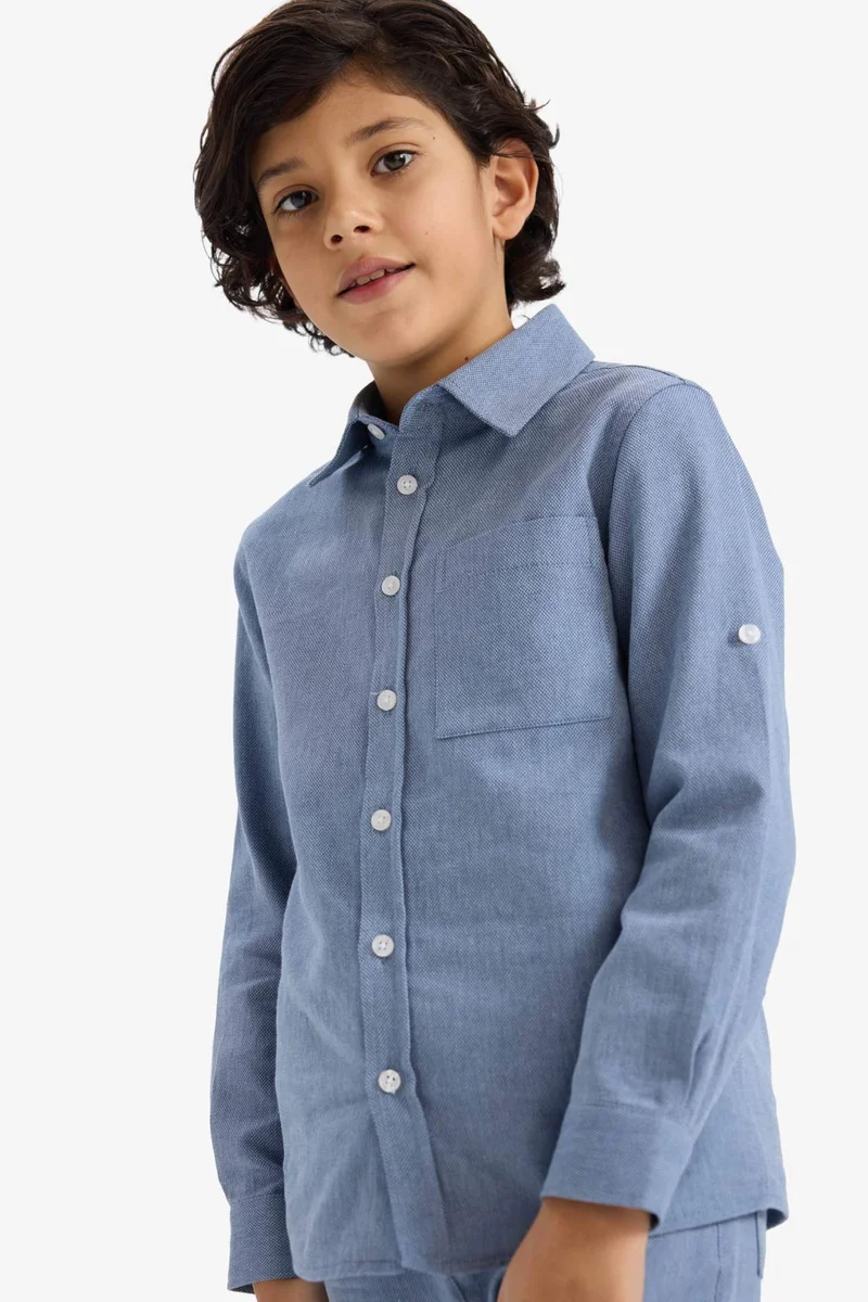 DeFacto Regular Fit Long Sleeve Shirt