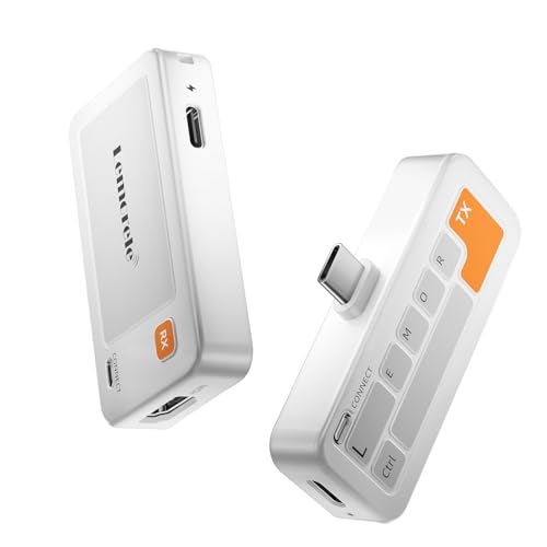 Lemorele Wireless USB-C Transmitter and HDMI Receiver Kit, Plug and Play, 5G 1080P@60Hz, 50M/164FT Low Latency Extender for USB-C Devices with DP Alt Mode to Monitor, Projector, TV - Image 1