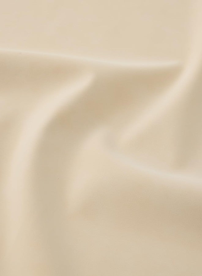 EACHY Travel Makeup Bag,Large Capacity Cosmetic Bags for Women,Waterproof Portable Pouch Open Flat Toiletry Bag Pattern Makeup Bag, BA-Beige, Medium - Image 5