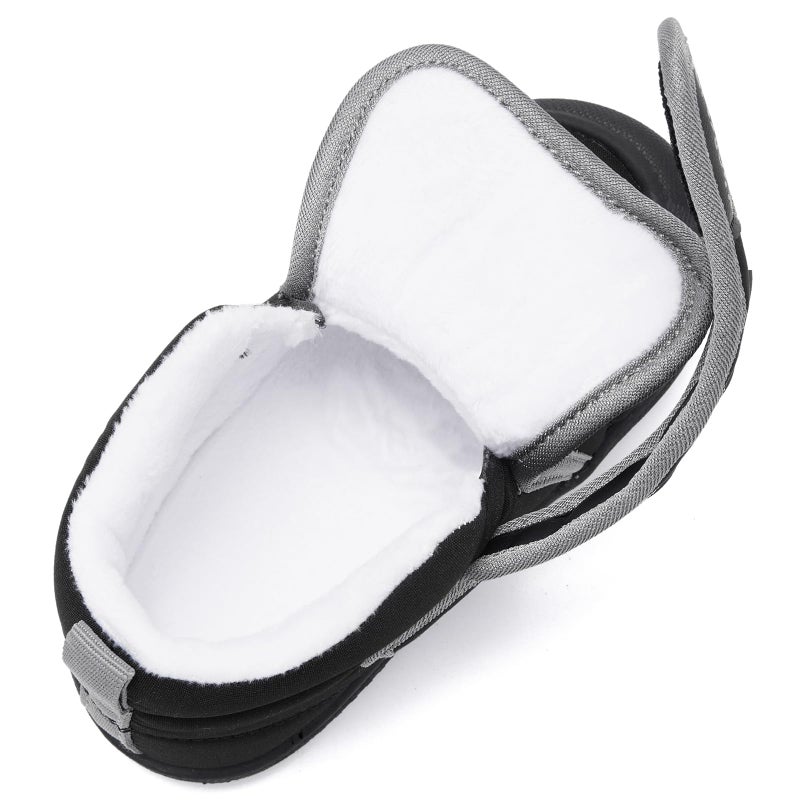 MORENDL Baby Winter Snow Boots for Infant Boys Girls Toddler Water-Resistant First Walker Shoes Warm Lining Soft Sole Anti-Slip Outdoor Booties - Image 5