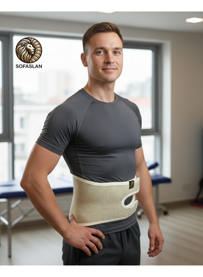 sofaslan natural sheep's wool back strap - Image 1