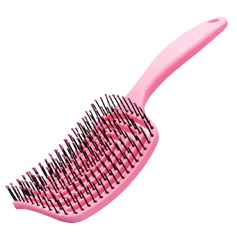 SHFTI Wet Hair Detangling Brush Vented Hair Brush No Tangle Hair Brush for Kids Men and Women Wet Dry Hair Glide Through Tangles with Ease PINK - Image 1