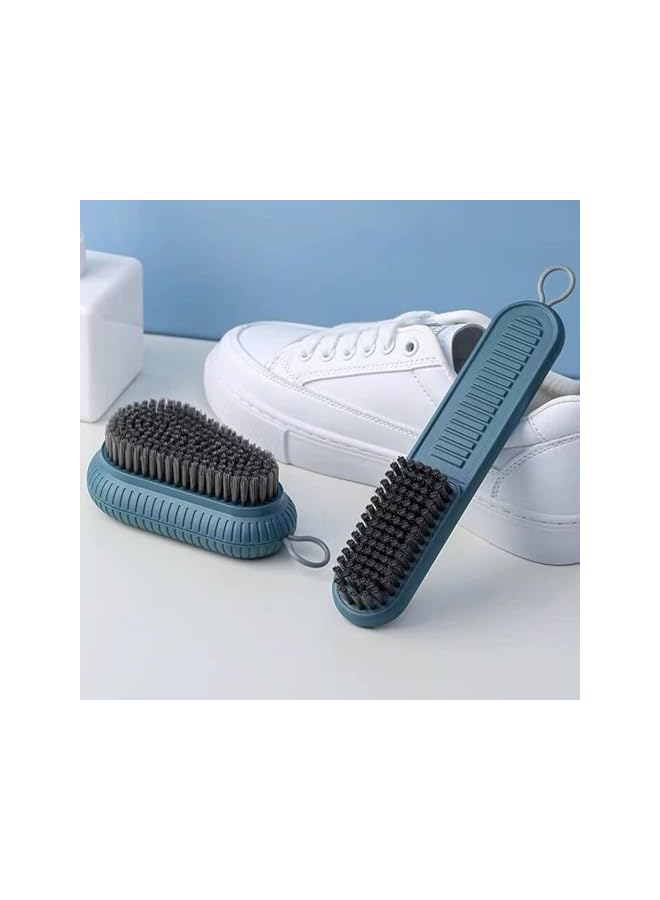 promass Cleaning Brush, Soft Brush, Laundry Scrub Brush Clothes Underwear Shoes Scrubbing Brush, Easy to Grip Household Cleaning Brushes Tool for Countertops Bathtubs (Blue) - Image 5