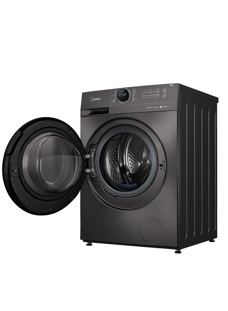 Midea Washer Front Load – 10 Kg Washer – 14 Programs 10 kg MF200W100W1TSA Titanium - Image 3