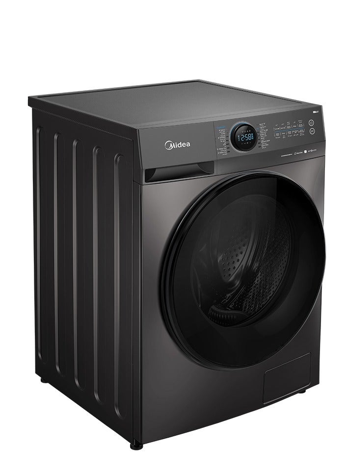 Midea Washer Front Load – 10 Kg Washer – 14 Programs 10 kg MF200W100W1TSA Titanium - Image 2