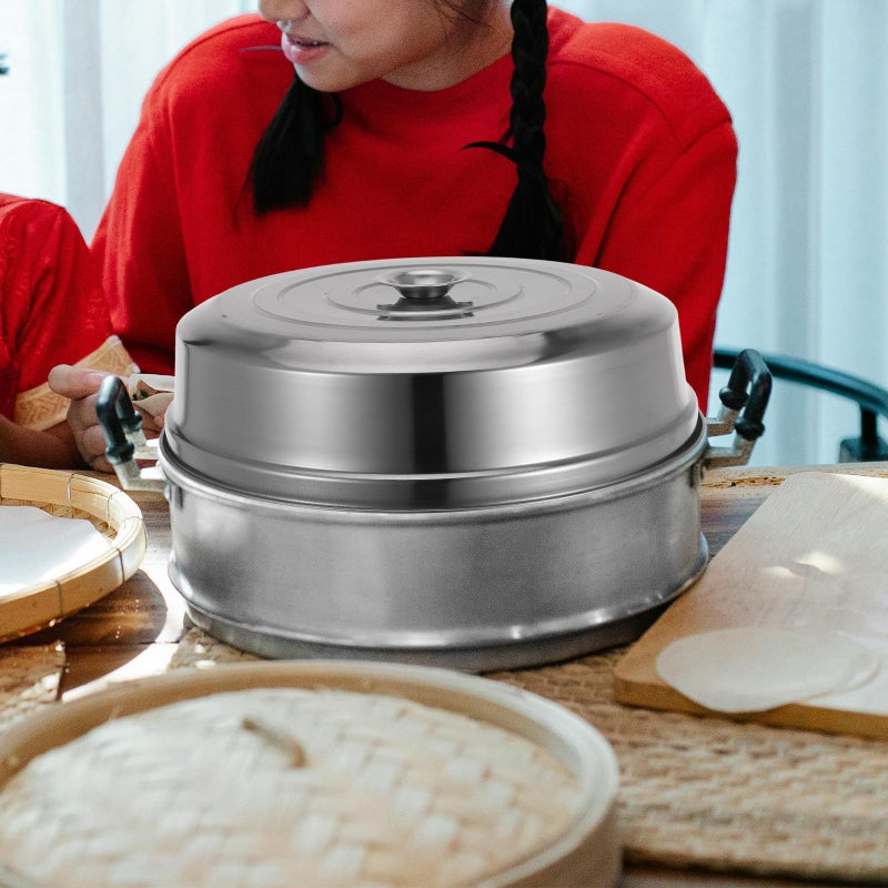 26Cm Stainless Steel Steamer Lid Dome Pot Cover For Home Restaurant Cooking - Image 5