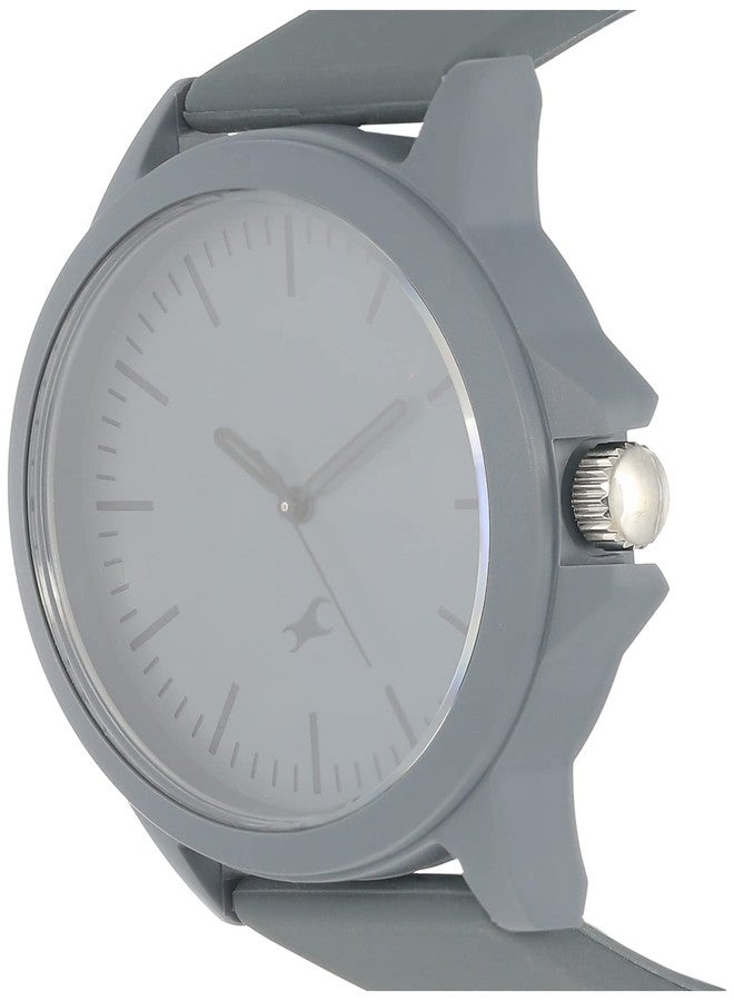 Fastrack Tees Analog Grey Dial Unisex-Adult Watch-38024PP24 - Image 2