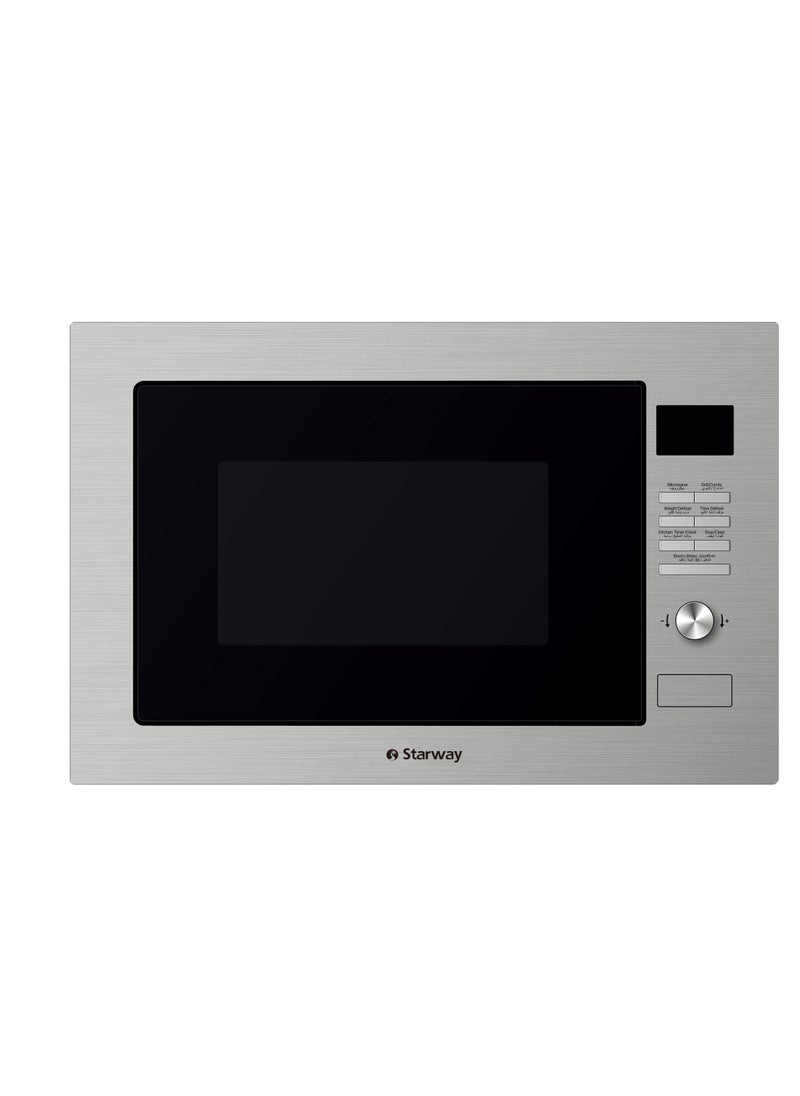 Starway Starway 30 Lt Built In Microwave Oven, Grill, Digital Control, 1450 Watt, Total Steel Surface .and Cavity  - Image 1