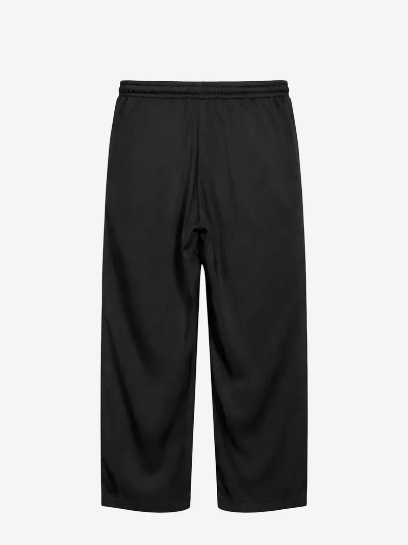 Mixray Black MIXRAY Basic Wide Leg Pants for Women | Best Price UAE
