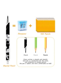 Y&D 12PCS Inkless Magic Pencil, Cute Pencil with Replaceable Nib Infinity Reusable Drawing for Writing, Drawing, Drafting, Home Office School Supplies  - Image 2