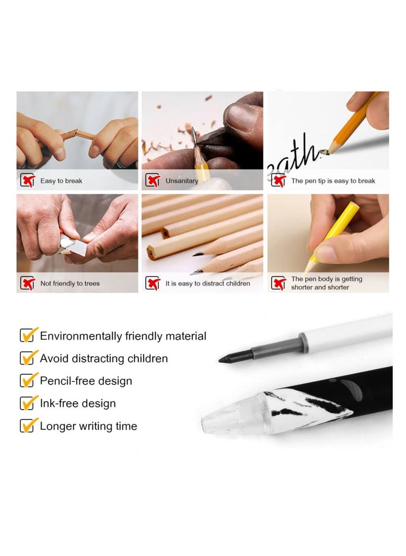 Y&D 12PCS Inkless Magic Pencil, Cute Pencil with Replaceable Nib Infinity Reusable Drawing for Writing, Drawing, Drafting, Home Office School Supplies  - Image 5