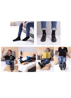 Festive Gallery Men's Black Socks, Funny Socks Birthday Gifts for Men Dad Grandpa Son Women Grandma Daughter, I'm Not Sleeping I'm Just Resting My Eyes  - Image 5