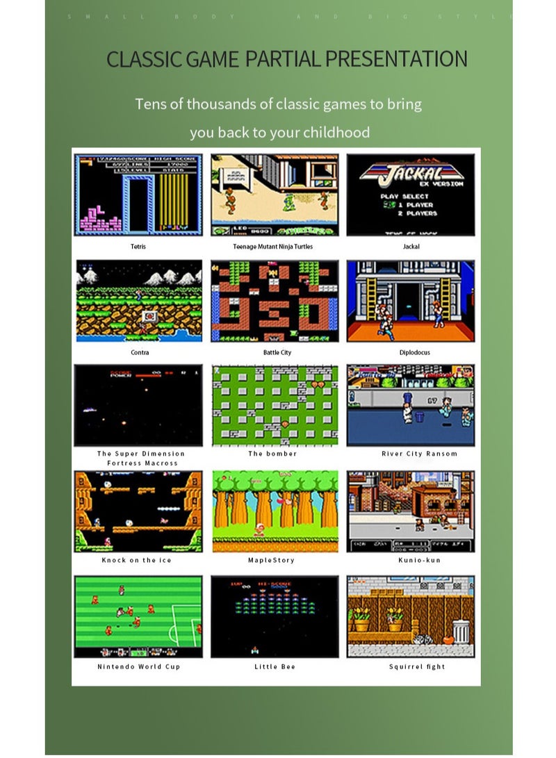 Retro Game Console, V5 , 64GB/128GB ,25000+/51000+ Classic Games, Retro Game Console for TV, 4K Output USB Plug and Play, Retro TV Games with Dual Wireless Controllers, Extension 60 Simulator Retro Game Stick 64GB - Image 3