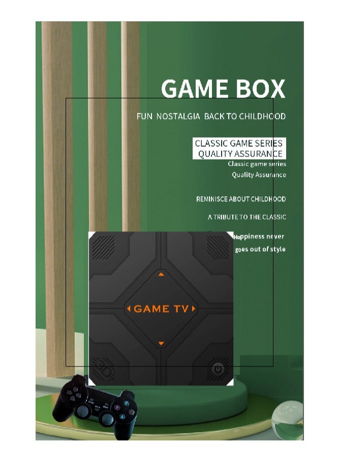 Retro Game Console, V5 , 64GB/128GB ,25000+/51000+ Classic Games, Retro Game Console for TV, 4K Output USB Plug and Play, Retro TV Games with Dual Wireless Controllers, Extension 60 Simulator Retro Game Stick 64GB - Image 4